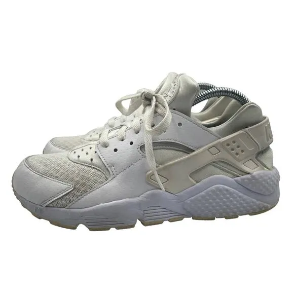 Nike Air Huarache White Platinum Casual Street Low Shoes Mens 8.5