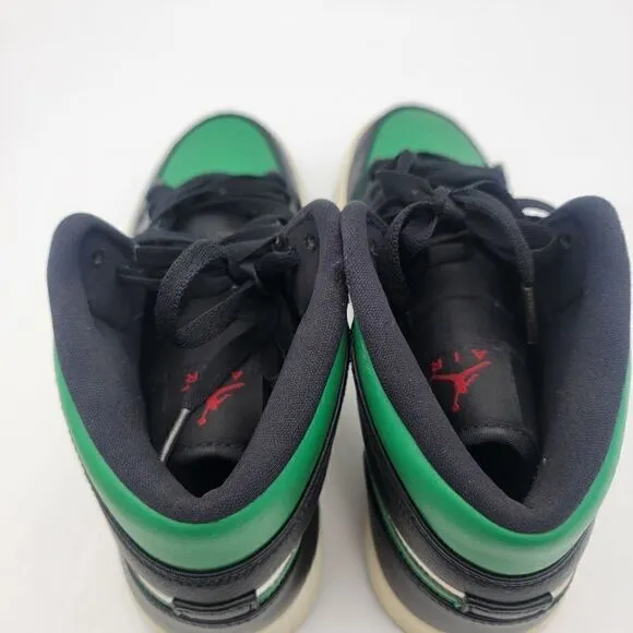 Nike Air Jordan 1 Green Toe &quot;Pine Green&quot; Shoes Sz 10 (554724-067) Sneakers