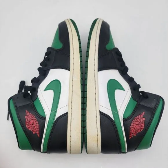 Nike Air Jordan 1 Green Toe &quot;Pine Green&quot; Shoes Sz 10 (554724-067) Sneakers