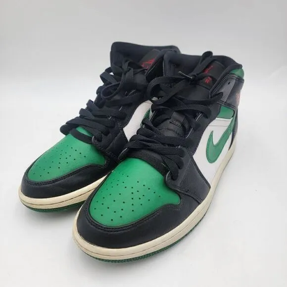 Nike Air Jordan 1 Green Toe &quot;Pine Green&quot; Shoes Sz 10 (554724-067) Sneakers