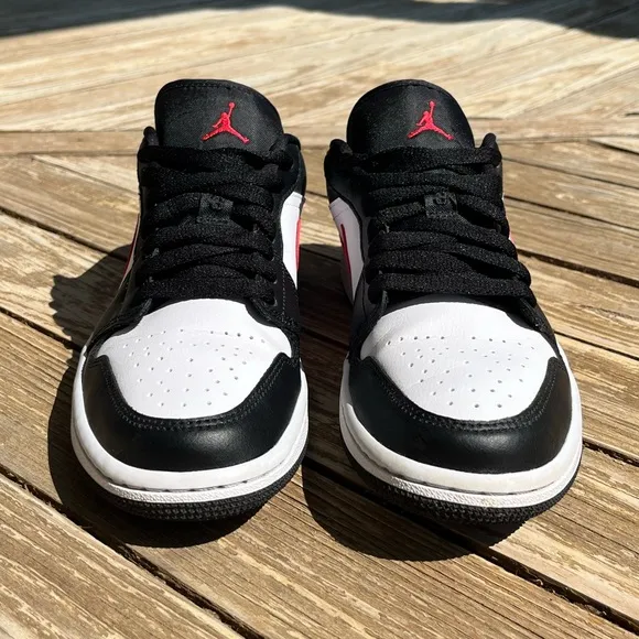 Nike Air Jordan 1 Low Black Siren Red Size - Women’s 7.5