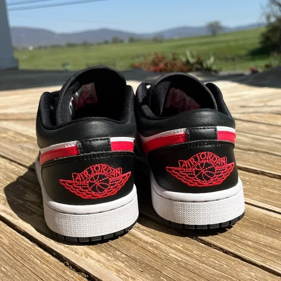 Nike Air Jordan 1 Low Black Siren Red Size - Women’s 7.5