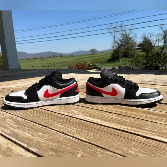 Nike Air Jordan 1 Low Black Siren Red Size - Women’s 7.5