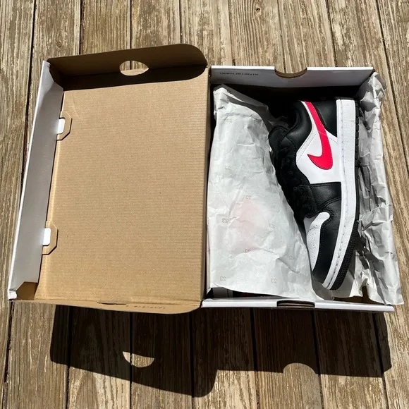 Nike Air Jordan 1 Low Black Siren Red Size - Women’s 7.5