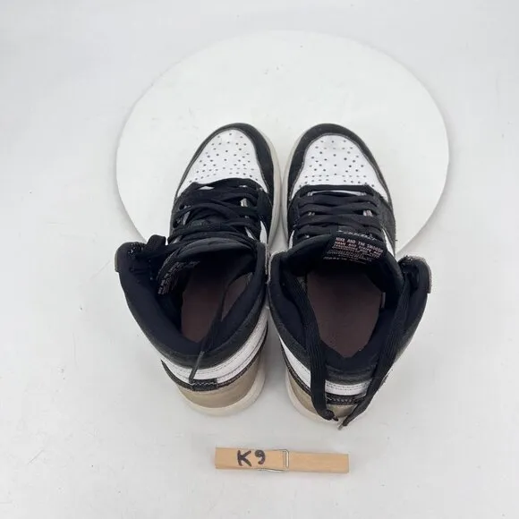 Nike Air Jordan 1 Men Size 5.5 555088-108 White Bleached Coral Black Shoes