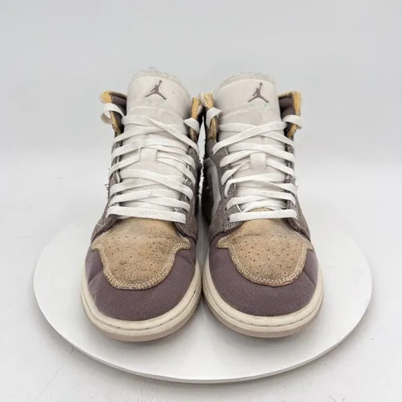 Nike Air Jordan 1 Men Size 9.5 DM9652-102 Craft Inside Out Taupe Haze Brown Shoe
