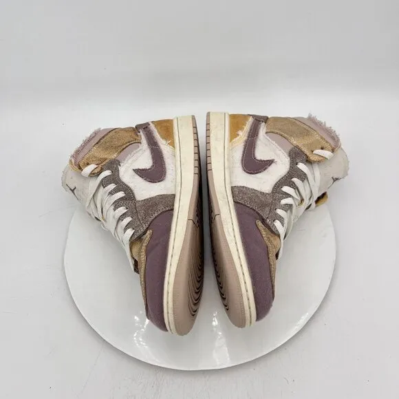 Nike Air Jordan 1 Men Size 9.5 DM9652-102 Craft Inside Out Taupe Haze Brown Shoe
