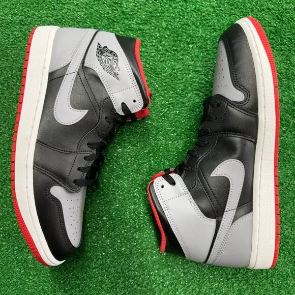 Nike Air Jordan 1 Mid Mens Basketball Shoes Gray DQ8426-006 VNDS Sz 10
