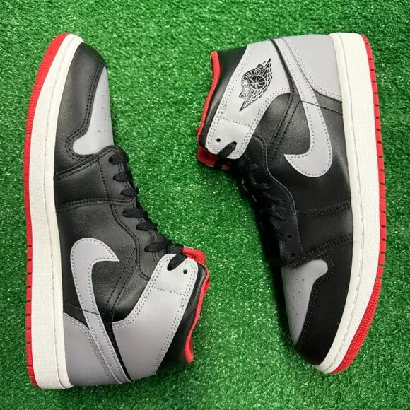 Nike Air Jordan 1 Mid Mens Basketball Shoes Gray DQ8426-006 VNDS Sz 10