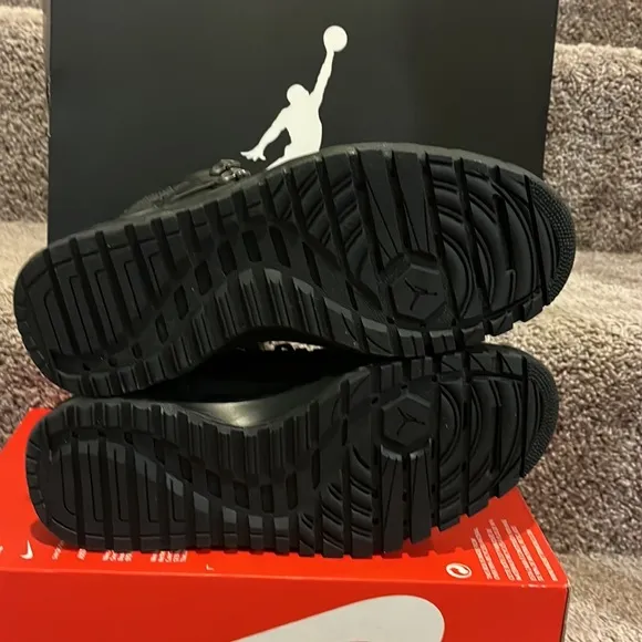 Nike Air Jordan 1 Trek shoes sneakers outdoor 2013 black 617344 010 Mens Size 8