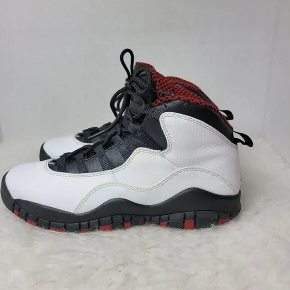 Nike Air Jordan 10 Retro Chicago Bulls 310805-100 Men's Sneaker Shoes Size 6.5