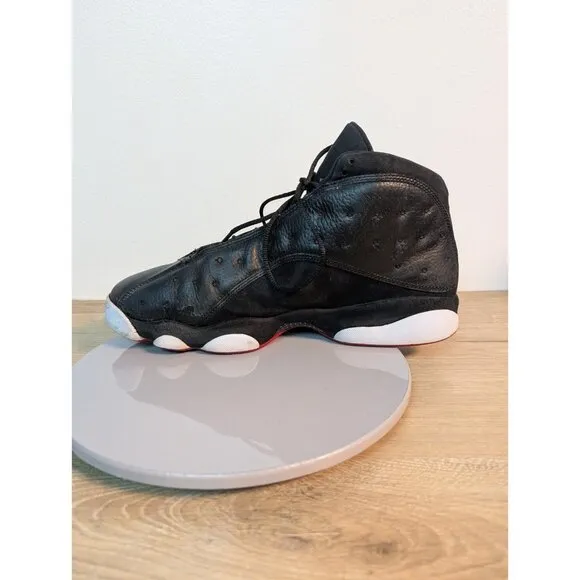 Nike Air Jordan 13 Retro Playoffs Mens Size 12 Black Red White 2011 414571-001