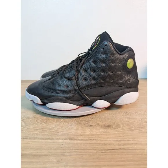 Nike Air Jordan 13 Retro Playoffs Mens Size 12 Black Red White 2011 414571-001