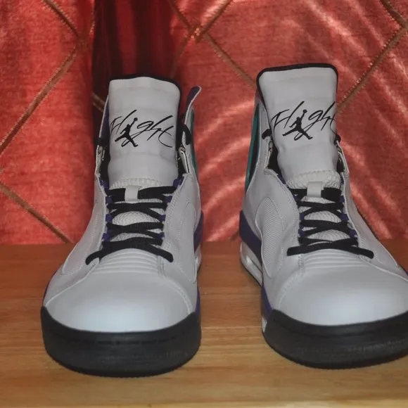 Nike Air Jordan Flight Luminary Men's Shoes White and Purple Size 13 No Box!