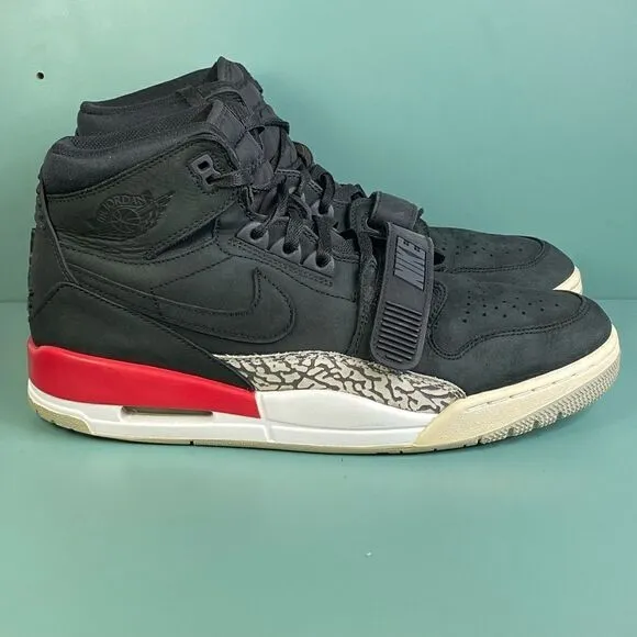Nike Air Jordan Legacy 312 Men’s Size 10.5 Shoes Sneakers Black Red