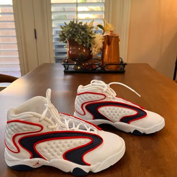 Nike Air Jordan OG 'USA' Red White Blue 133000-100 Women's Size 8