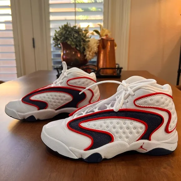 Nike Air Jordan OG 'USA' Red White Blue 133000-100 Women's Size 8