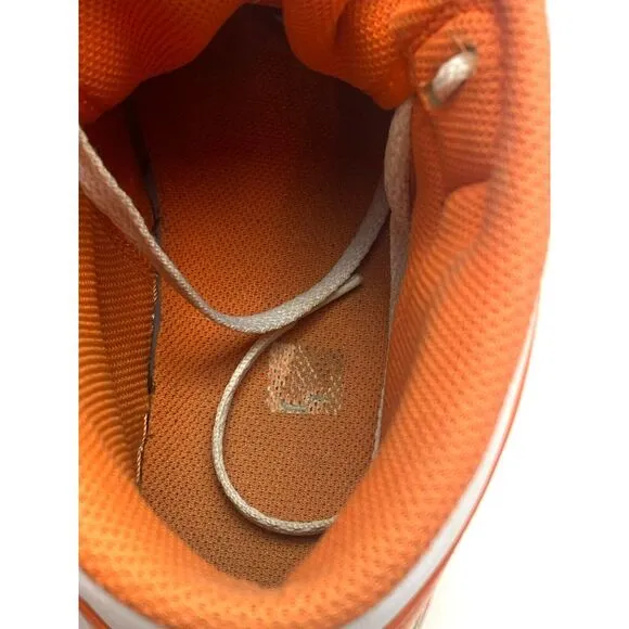 Nike Air Jordan Shoes Mens 9 Orange White 1 Mid SE Electro DM3531-800‎ Syracuse