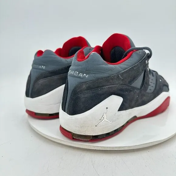 Nike Air Jordan S.U. Men Size 13 314317-002 Grey Red Trainer Athletic Shoes