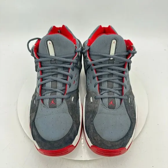Nike Air Jordan S.U. Men Size 13 314317-002 Grey Red Trainer Athletic Shoes