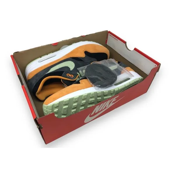 Nike Air Max 1 'Ugly Duckling' Mens Running Shoes Anthracite/Honeydew DZ0482 001
