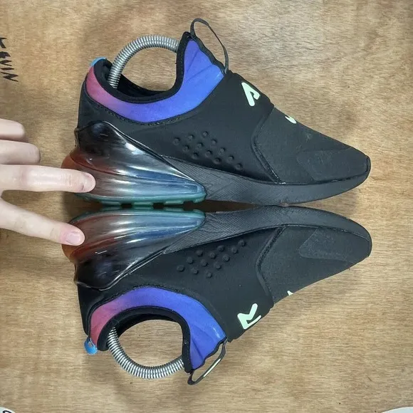 Nike Air Max 270 Extreme SE Women Size 8.5 'Black Ombre' CN8280-001 Shoes