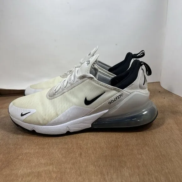 Nike Air Max 270 Golf ‘White Black’ CK6483-103 Spikeless Shoes (Men’s Size 12)