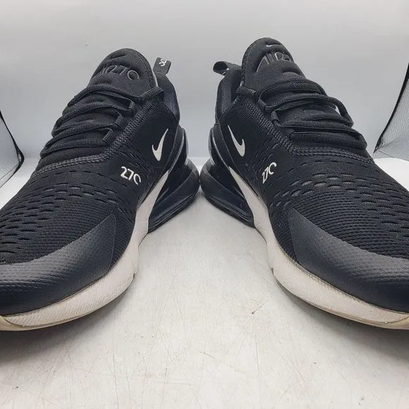 Nike Air Max 270 Mens 10.5 Black Athletic Sneaker Shoes Casual AH8050-002