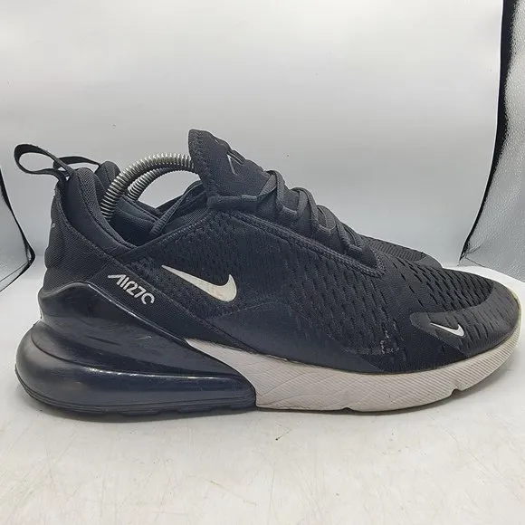 Nike Air Max 270 Mens 10.5 Black Athletic Sneaker Shoes Casual AH8050-002