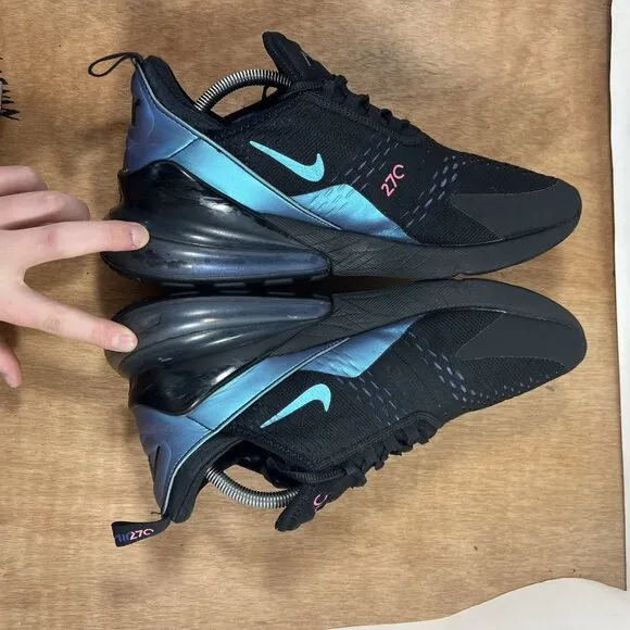 Nike Air Max 270 Throwback Future 2019 Men's Size 11 Black Shoes AH8050-020
