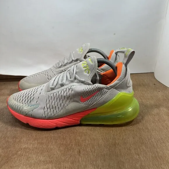 Nike Air Max 270 Women’s Size 10 Desert Sand/Hot Punch/Volt (AH6789-005) Shoes
