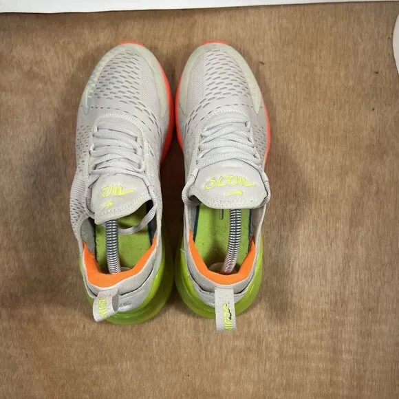 Nike Air Max 270 Women’s Size 10 Desert Sand/Hot Punch/Volt (AH6789-005) Shoes