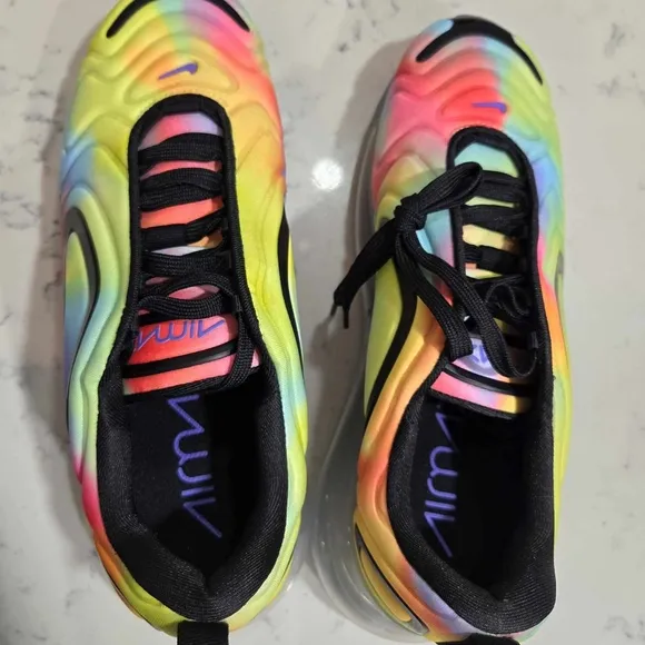 Nike Air Max 720 Men's SZ.9.5 Tie Dye Multicolor Running Casual Shoes New