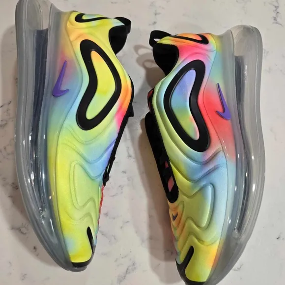 Nike Air Max 720 Men's SZ.9.5 Tie Dye Multicolor Running Casual Shoes New