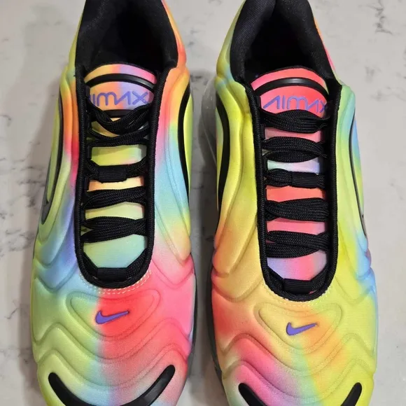 Nike Air Max 720 Men's SZ.9.5 Tie Dye Multicolor Running Casual Shoes New