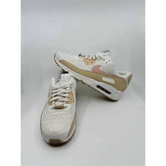 Nike Air Max 90 SE Sun Club Tan Arctic Orange DJ9997-101 Women's Size 10.5