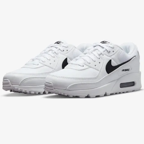 Nike Air Max DH8010-01 Woman Lady Size 7 White Navy Athletic Sport Running Shoes
