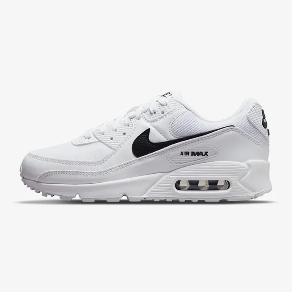 Nike Air Max DH8010-01 Woman Lady Size 7 White Navy Athletic Sport Running Shoes