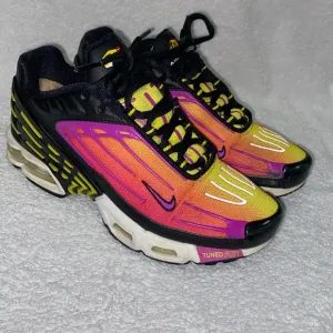 Nike Air Max Plus 3 III GS Youth 4 Shoes Black Hyper Purple CD6872