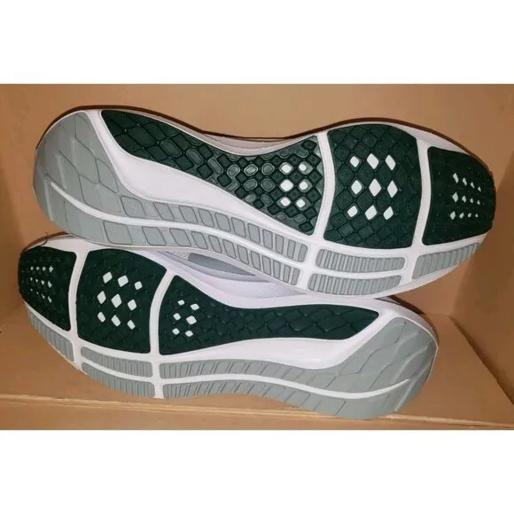 NIKE AIR PEGASUS 40 MICHIGAN STATE SPARTANS MEN'S Size 12 WHITE/GREEN NEW