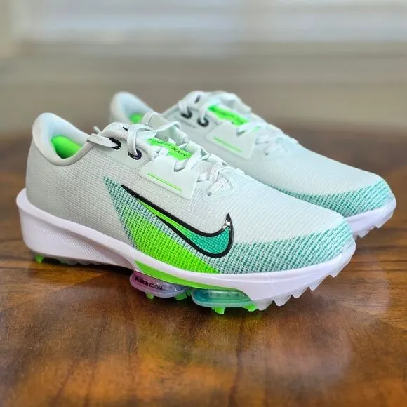 Nike Air Zoom Infinity Tour 2 Golf Shoes Barely Green FD0218-300 Size 9 Wide W