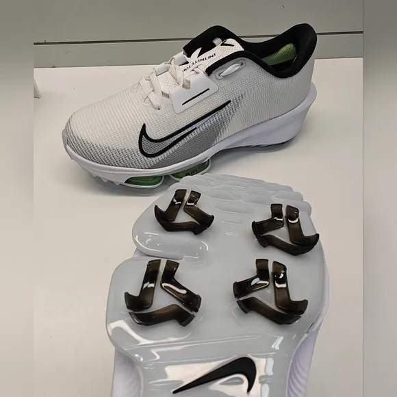 Nike Air Zoom Infinity Tour 2 Wide White Vapor Volt FD0218-100 Golf Shoes size 6