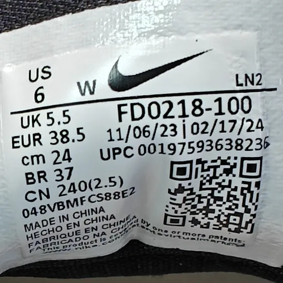 Nike Air Zoom Infinity Tour 2 Wide White Vapor Volt FD0218-100 Golf Shoes size 6