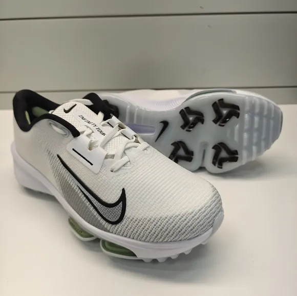 Nike Air Zoom Infinity Tour 2 Wide White Vapor Volt FD0218-100 Golf Shoes size 6