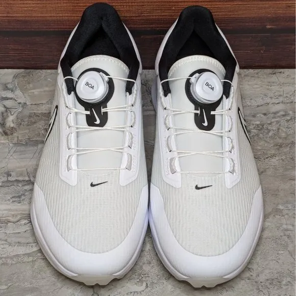 Nike Air Zoom Infinity Tour Next% Boa Men's 9.5 Wide White Golf Shoes DJ5590-103