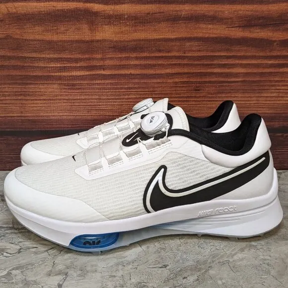Nike Air Zoom Infinity Tour Next% Boa Men's 9.5 Wide White Golf Shoes DJ5590-103