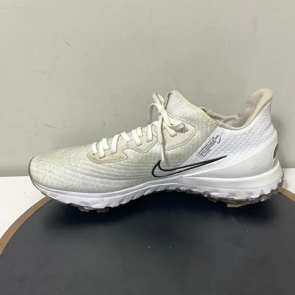 Nike Air Zoom Infinity Tour White Platinum Black Men's 12 ? Golf Shoes - READ -