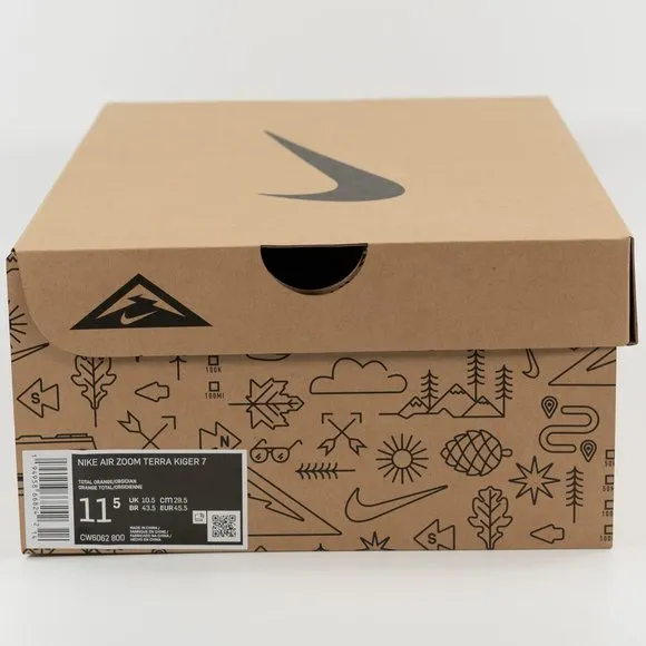 Nike Air Zoom Terra Kiger 7 'Total Orange / Obsidian' CW6062-800 Outdoor Hiking