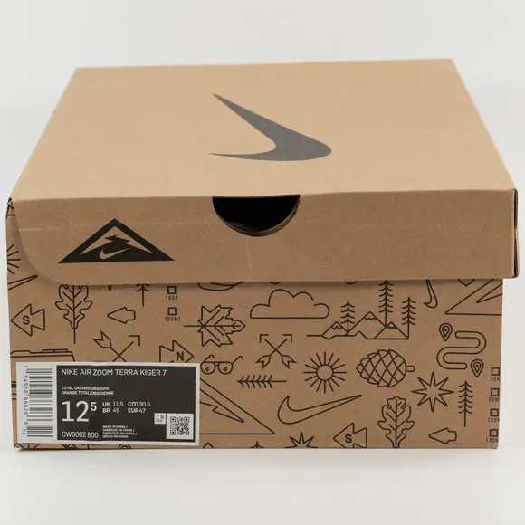 Nike Air Zoom Terra Kiger 7 'Total Orange / Obsidian' CW6062-800 Outdoor Hiking