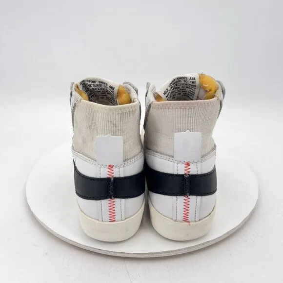 Nike Blazer Mid 77 Jumbo Men Size 9.5 DD3111-100 Swoosh Panda White Black Shoes